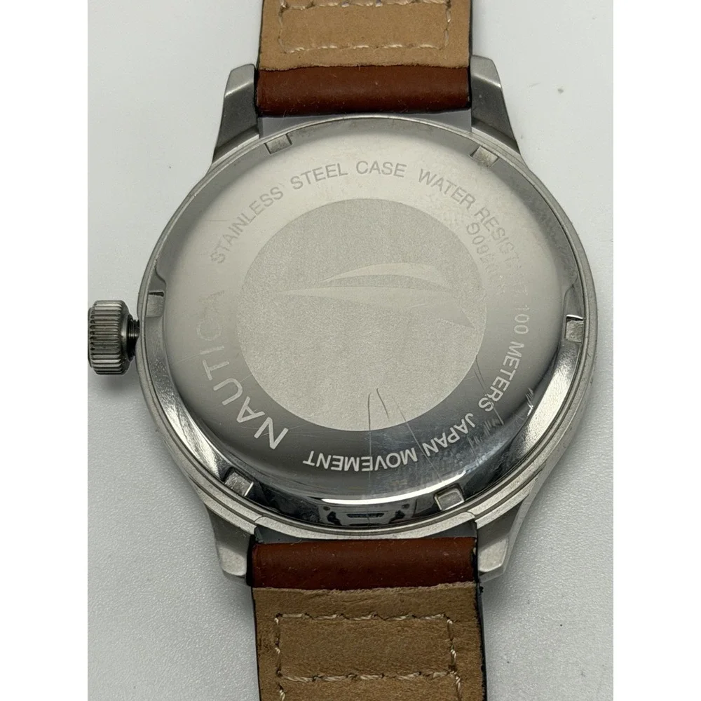 Nautica N09560G New Battery Mens Watch 43MM 8.5